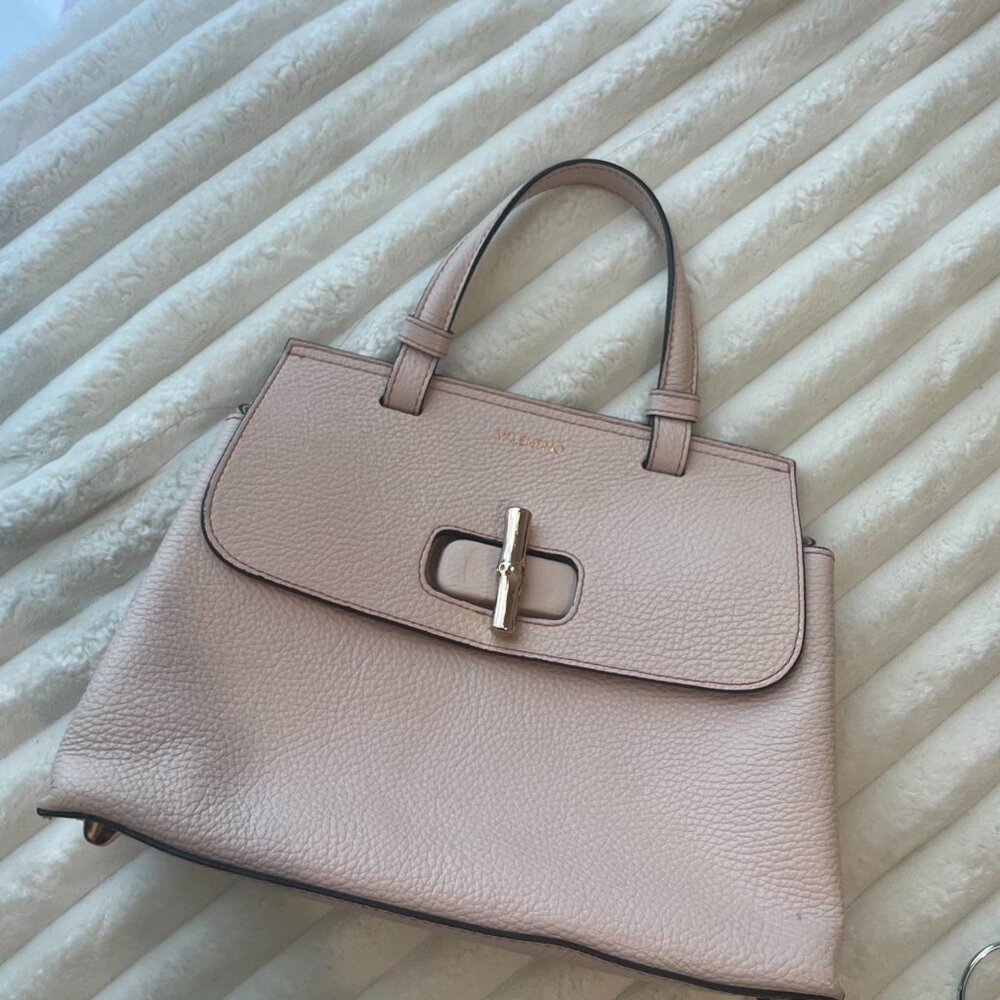 Mario Valentino leather crossbody/handbag in a blush